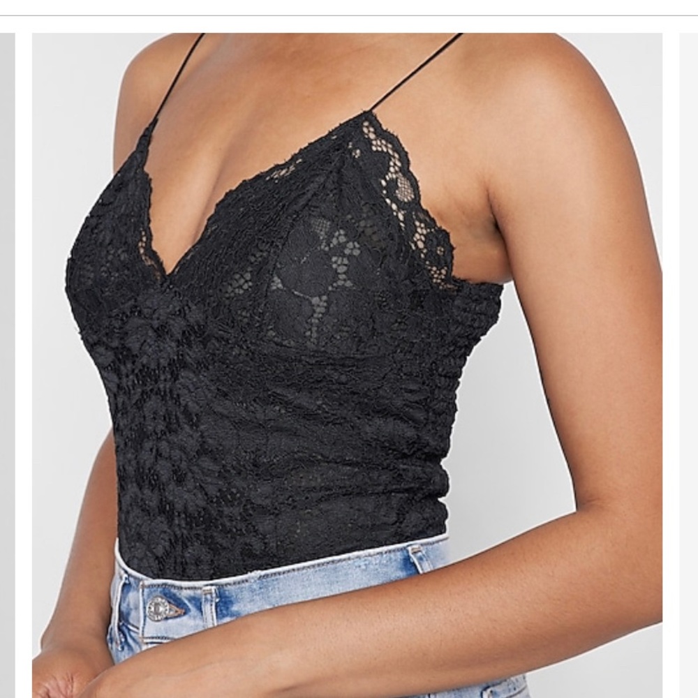 All Over Lace Thong Bodysuit